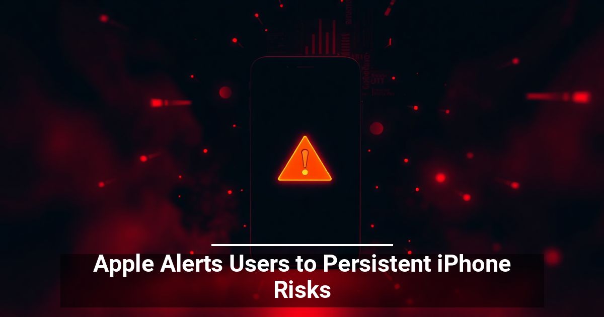 Apple Alerts Users to Persistent iPhone Risks